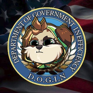 Department Of Government Inefficiency - D.O.G.I.N. logo