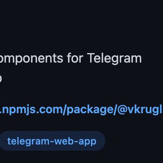 react-telegram-web-app logo